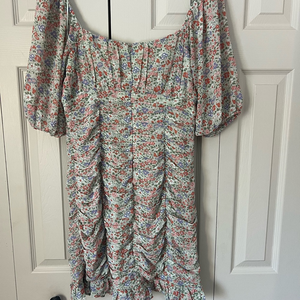 Floral Puff Sleeve Dress